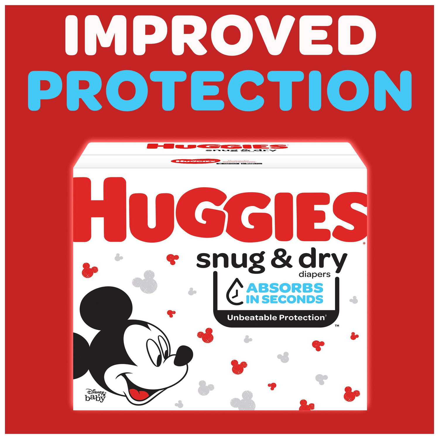 HUGGIES Snug & Dry Diapers, Mega Colossal Pack, Sizes: 1-7