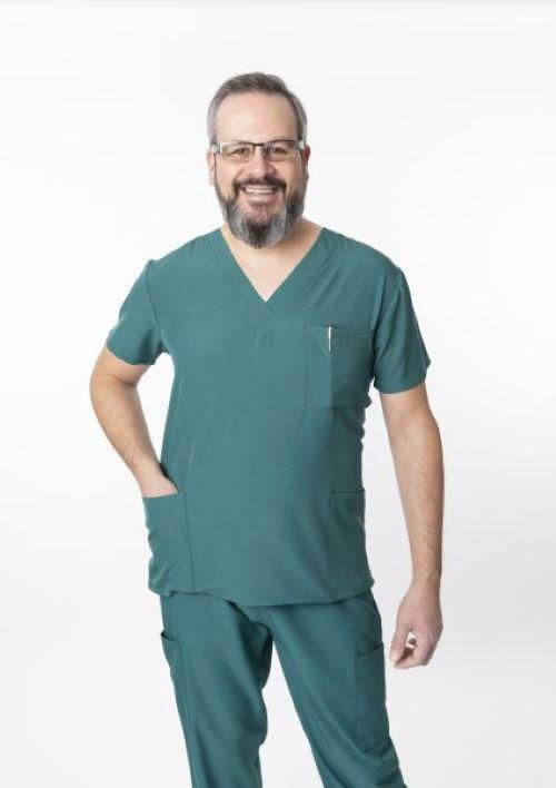 Greentown Canada Scrubs 4Flex 1202 Haut de Scrub Unisexe