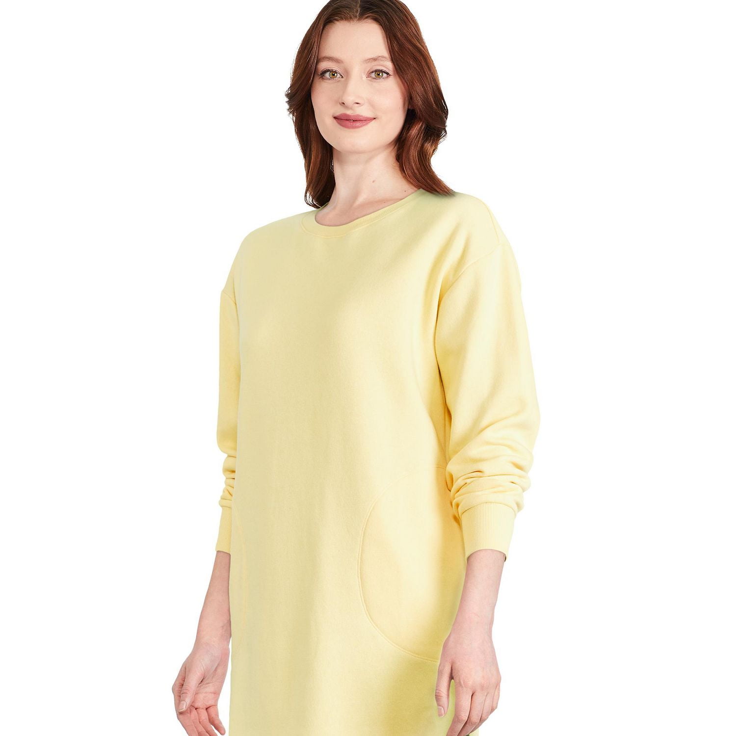 Crew neck 2024 sweater dress