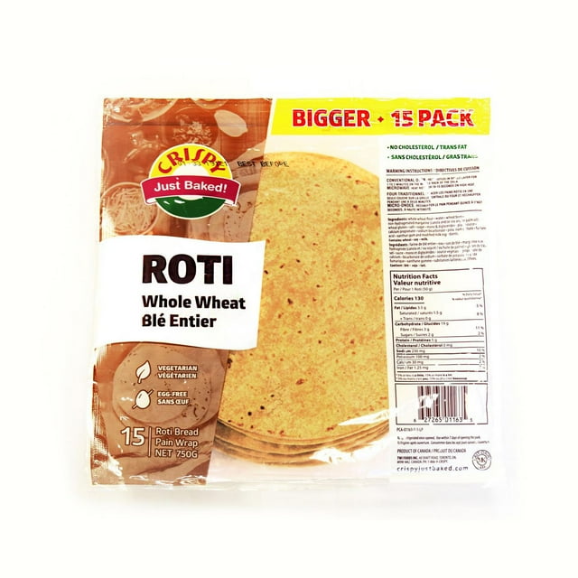 Whole Wheat Roti 15P