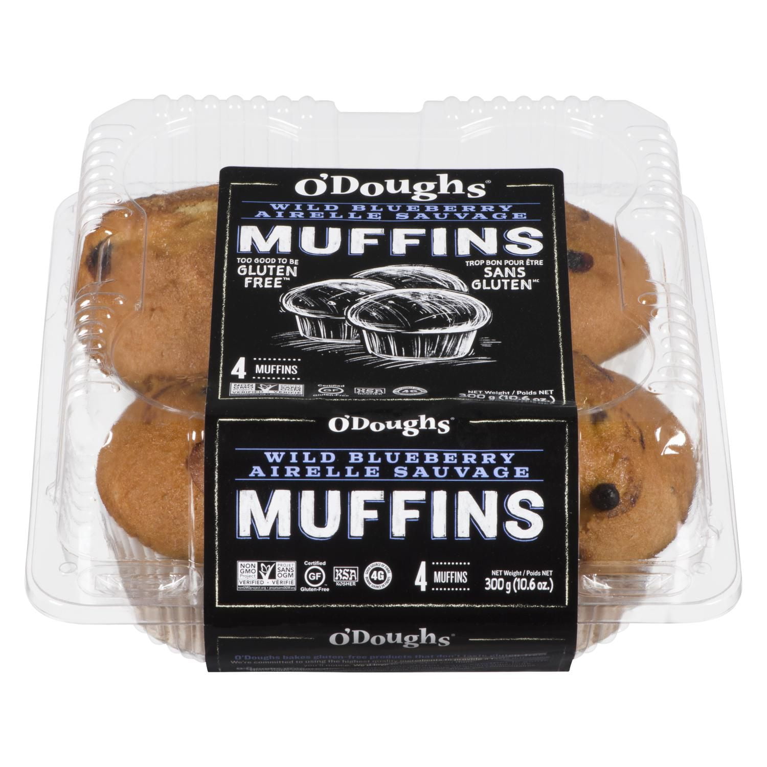 O'Doughs Blueberry Muffins Gluten Free Walmart Canada