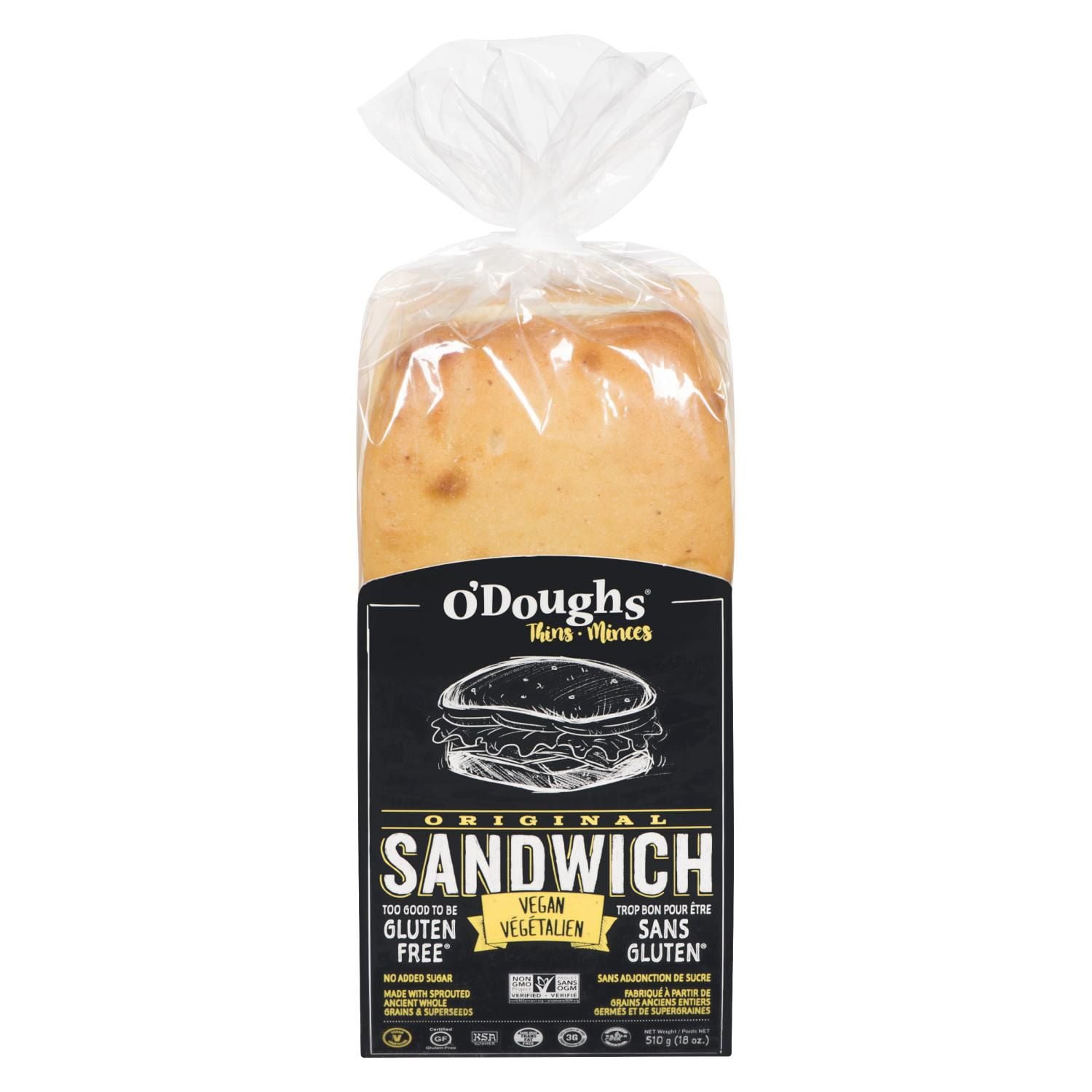 O'Doughs Thins Sandwich Original Walmart Canada