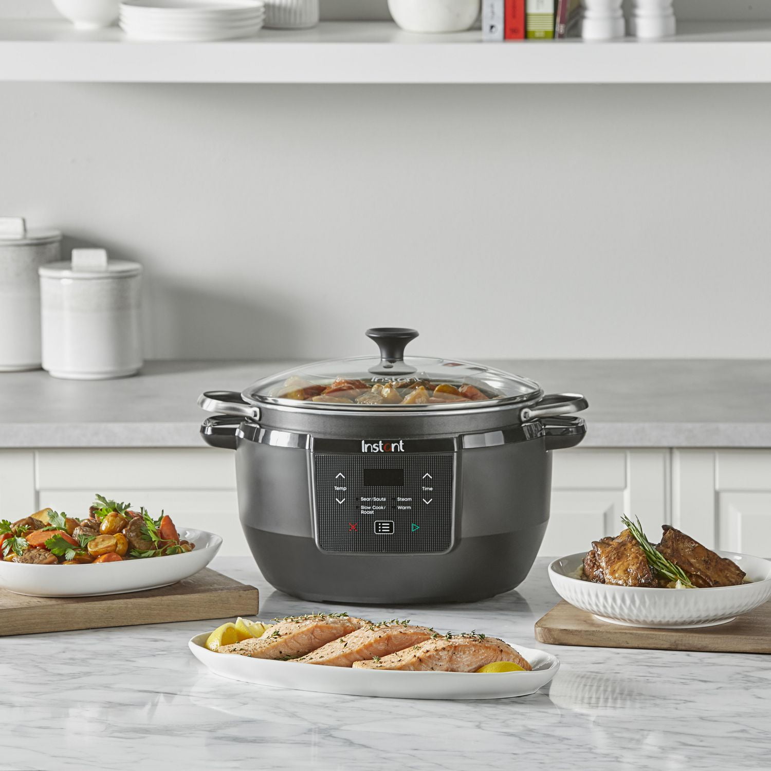 Instant Superior Cooker 7.5QT Slow Multi Cooker Walmart