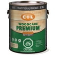 thumbnail image 1 of CIL Woodcare Exterior Wood Stain Solid Traditional Walnut, 1 of 2