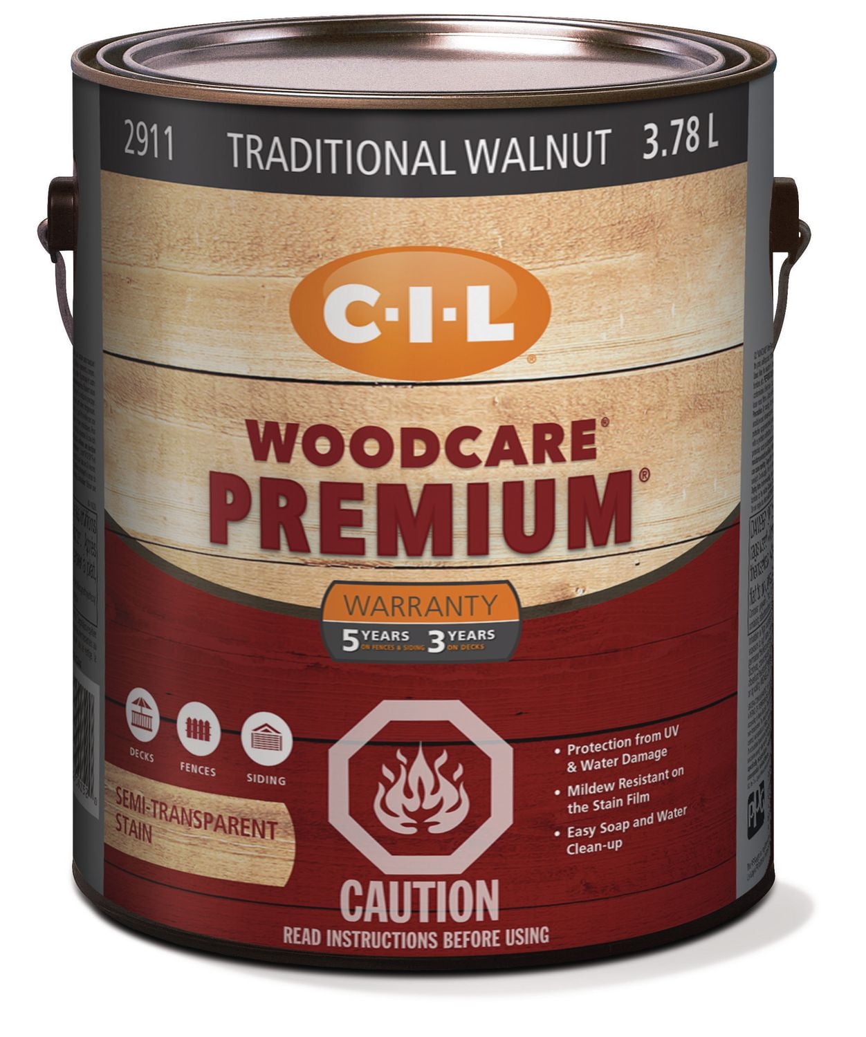 CIL Woodcare Exterior Wood Stain Semitransparent CIL Woodcare Exterior Wood Stain Semitransparent