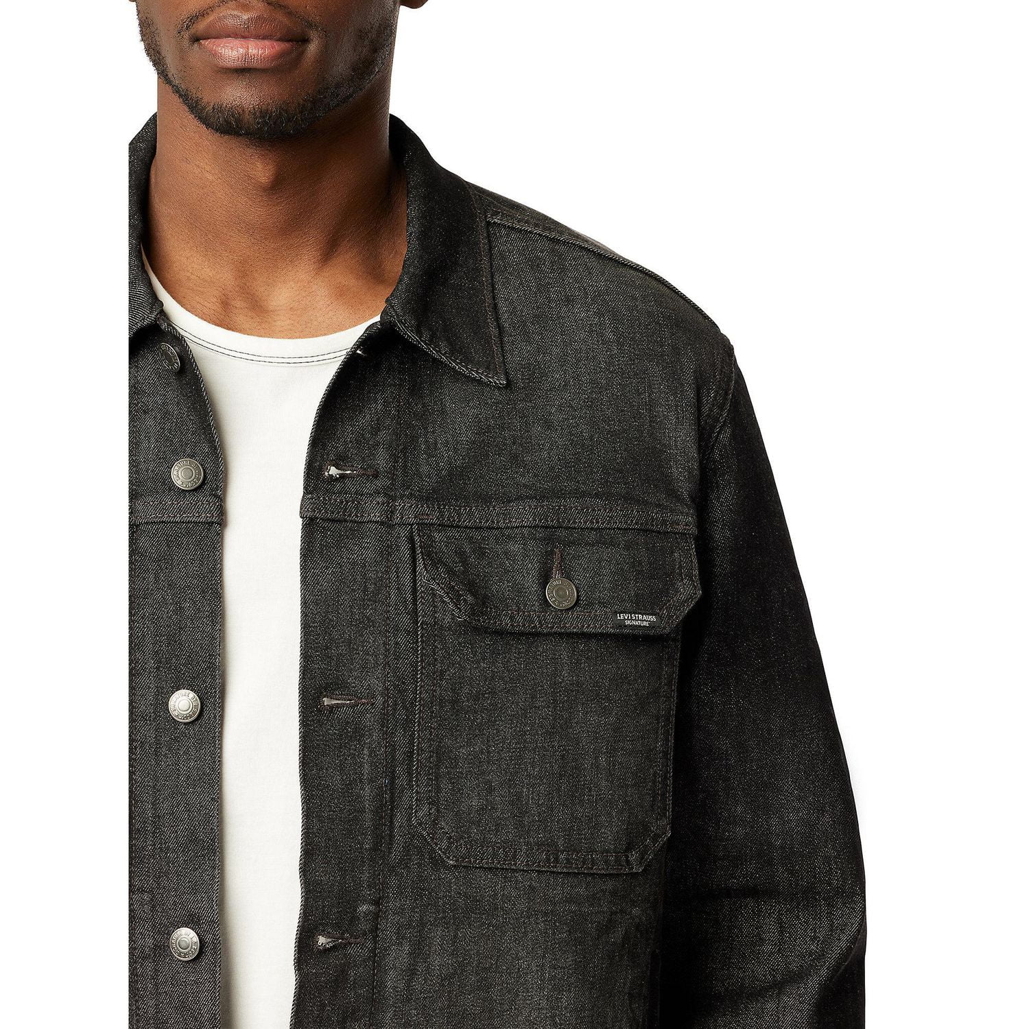 Levi Strauss Signature Men s Chore Trucker Jacket Walmart