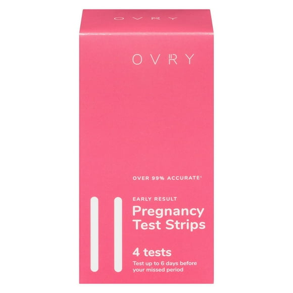 Ovry® Early Result Pregnancy Test Strips, 4 Tests