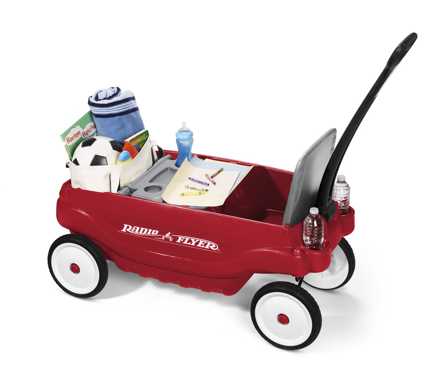 triple radio flyer wagon