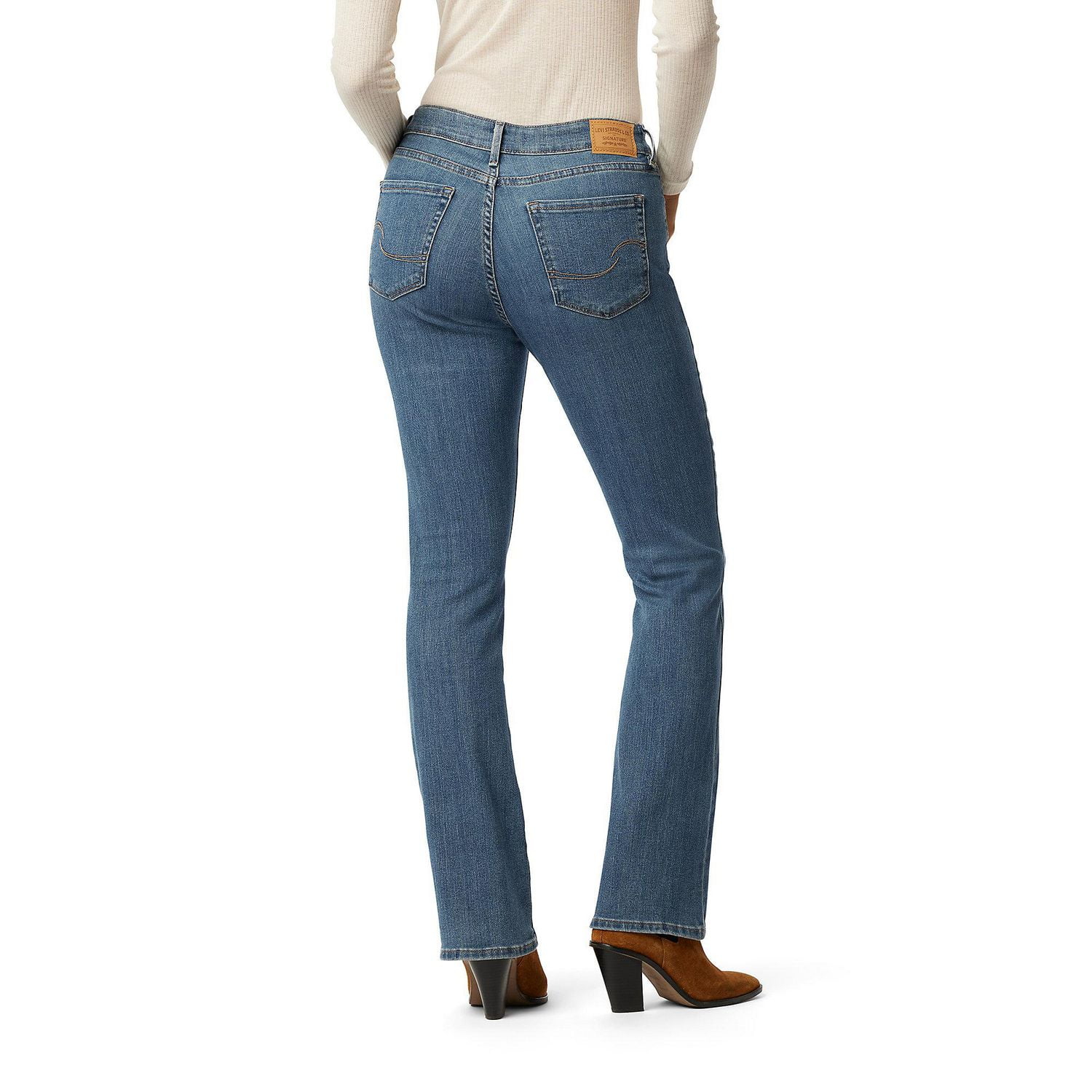 Levi Strauss Signature Women s Mid Rise Bootcut Jeans Available sizes 2 18