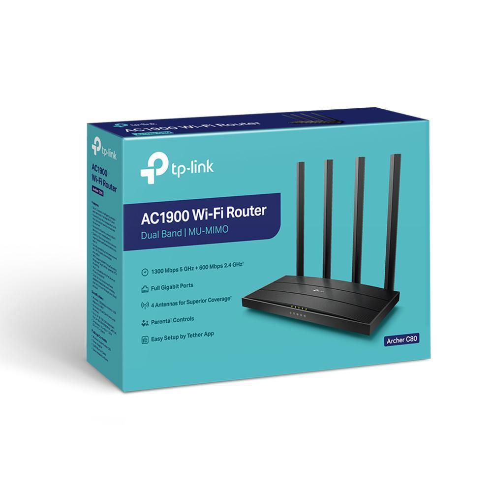 TP Link Archer C80 AC1900 Wireless MU-MIMO Wi-Fi Router - Walmart.ca