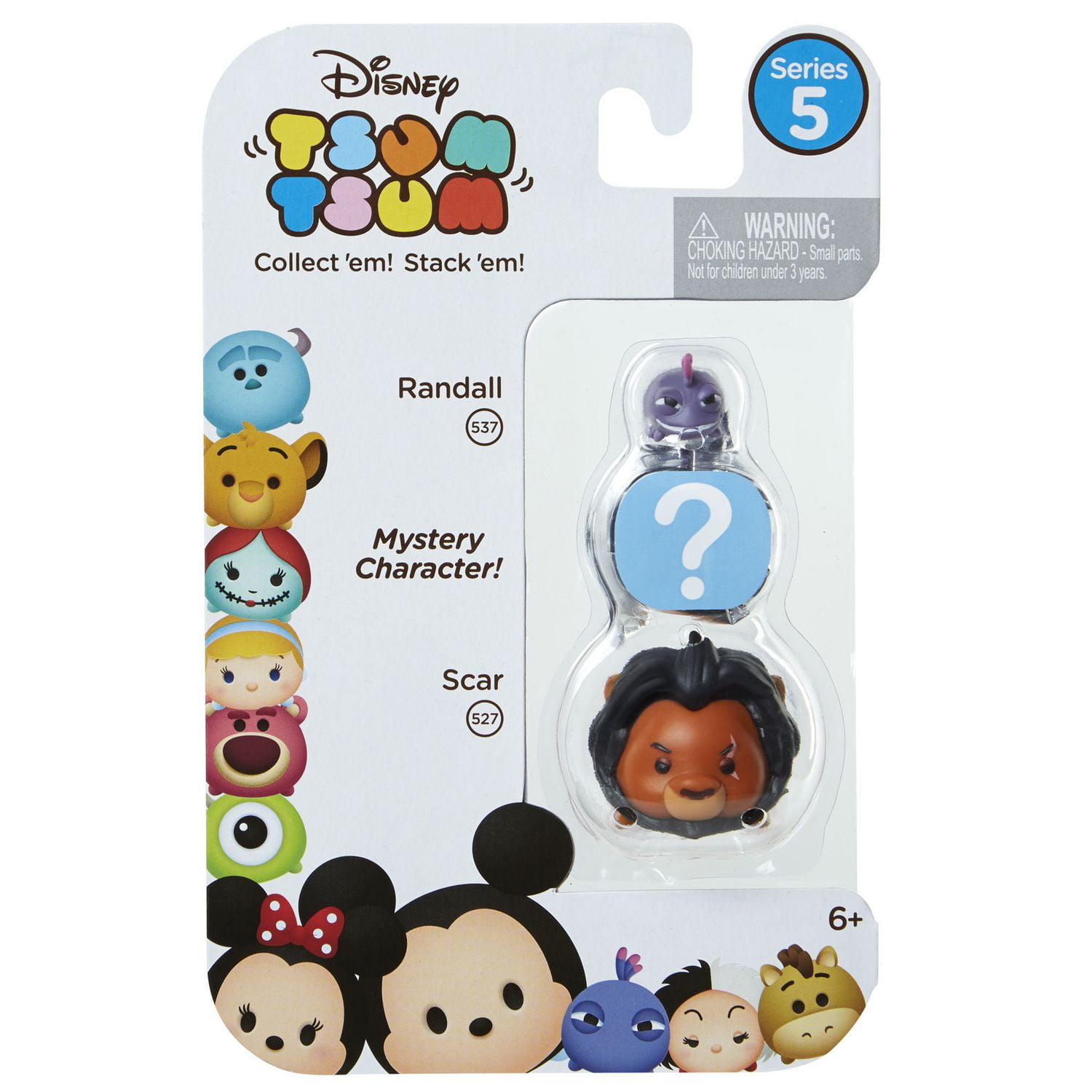 Disney Tsum Tsum Scar/Mystery Figure/Randall 3 Pack Figures | Walmart ...