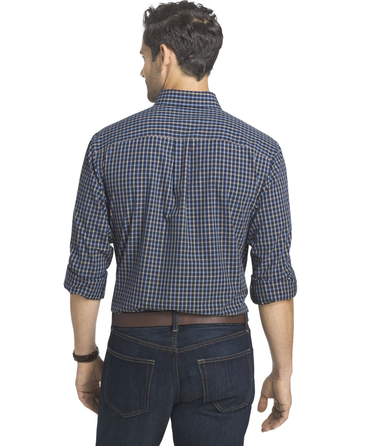 Arrow Men's Long Sleeve Hamilton Poplin Woven Shirt