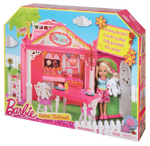 Barbie chelsea club store house