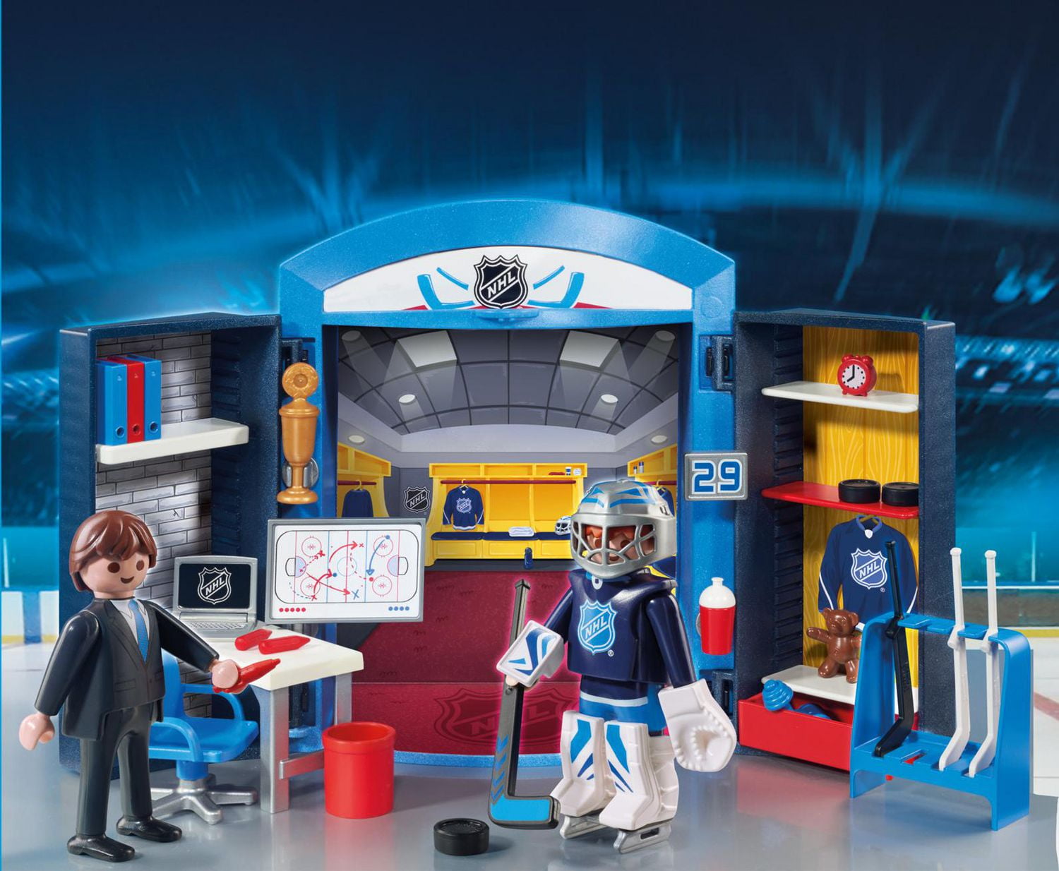 PLAYMOBIL NHL Locker Room Play Box 9176 Play Set Walmart Canada