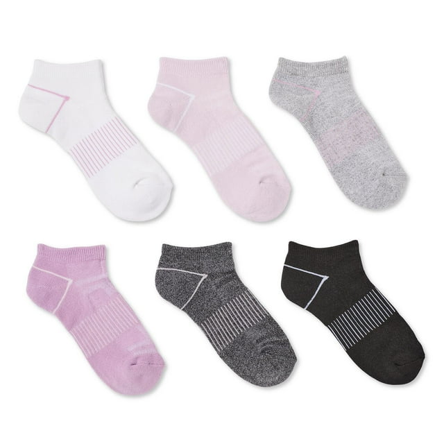 Athletic Works Women's Low-Cut Socks 6-Pack