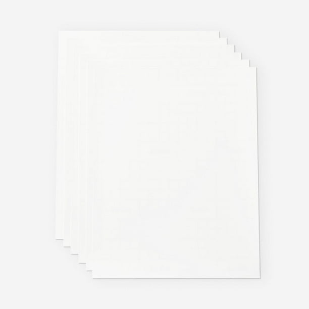 Vinyle imprimable Cricut™ - Lettre US (12 unités), Blanc 