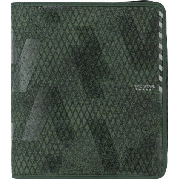 Five Star 2" Graphic Zipper Binder