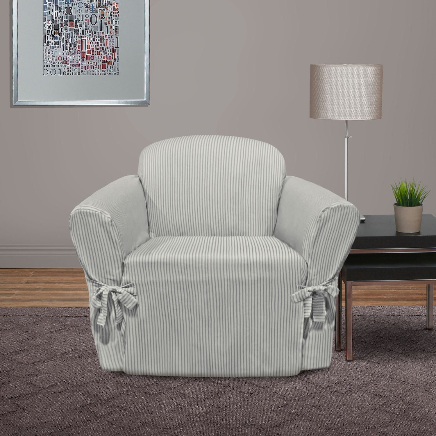 SureFit™ Muskoka Stripe Relaxed Fit Chair Slipcover Walmart Canada