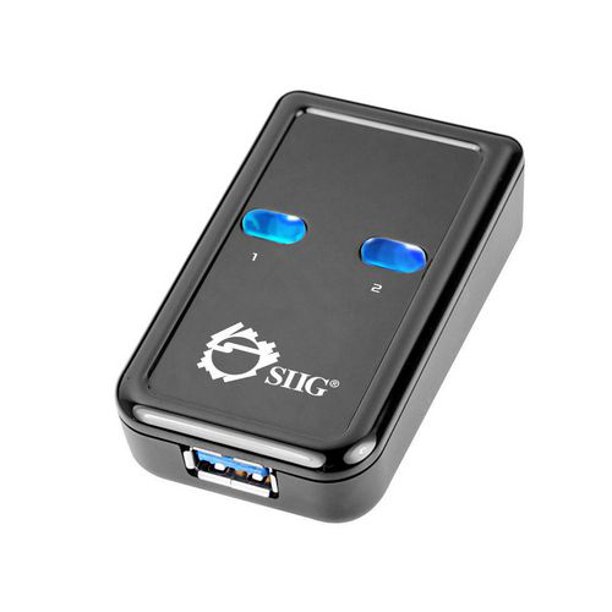 SIIG Commutateur de partage des périphériques USB 3.0 2T01 JU-SW0012-S1