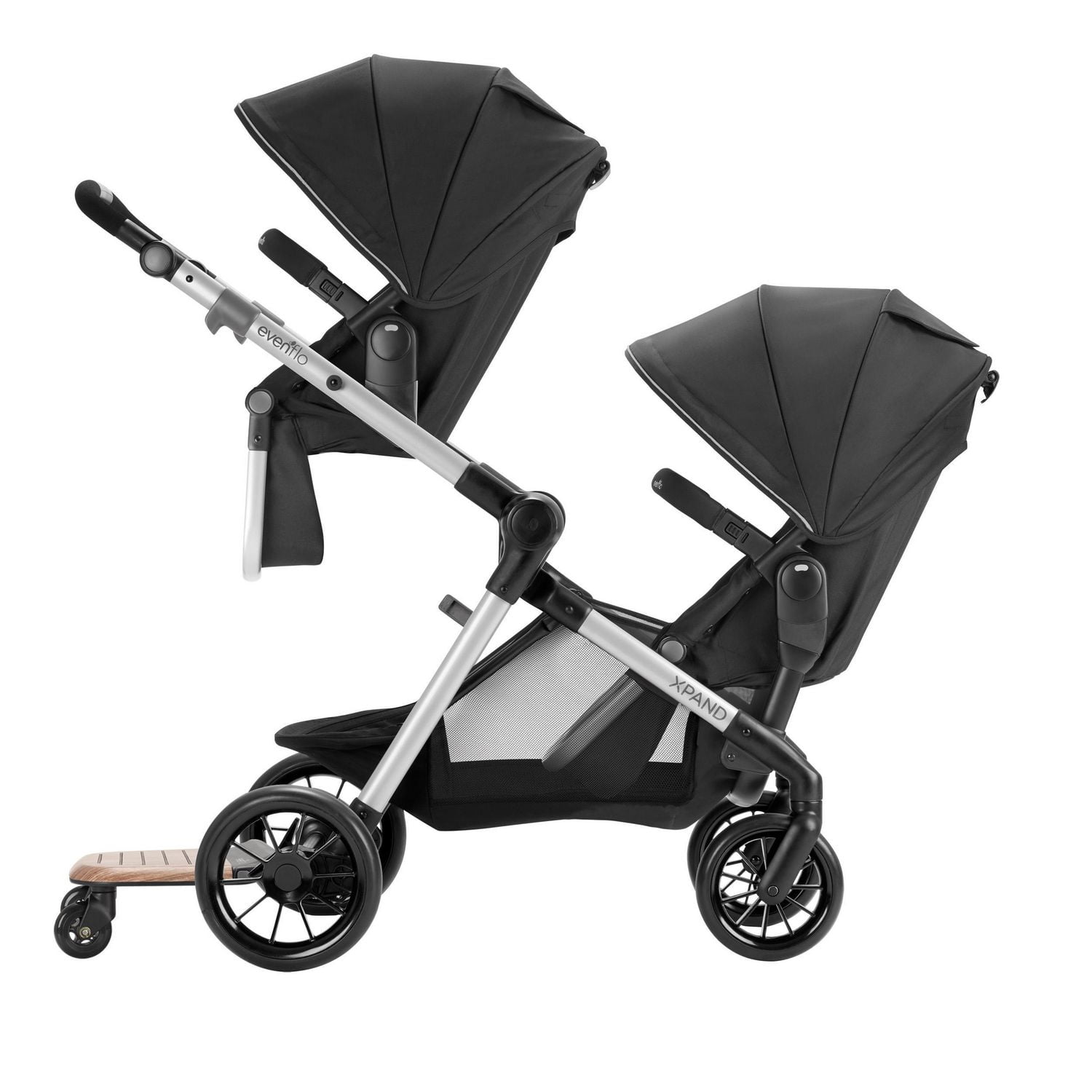 Evenflo double stroller pivot best sale