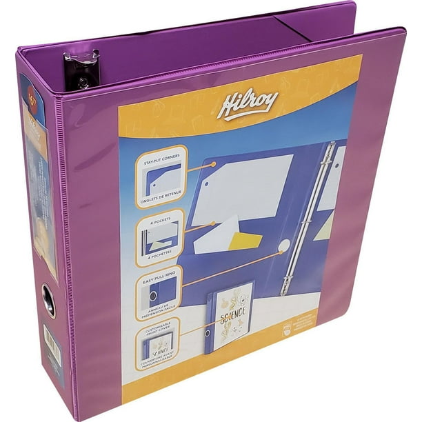 3 Ring Binder, Heavy Duty D Ring Binders, 4 Inch Binder, Extra Large Wide  Clear View Binder, for 8.5 x 11 Inch Letter