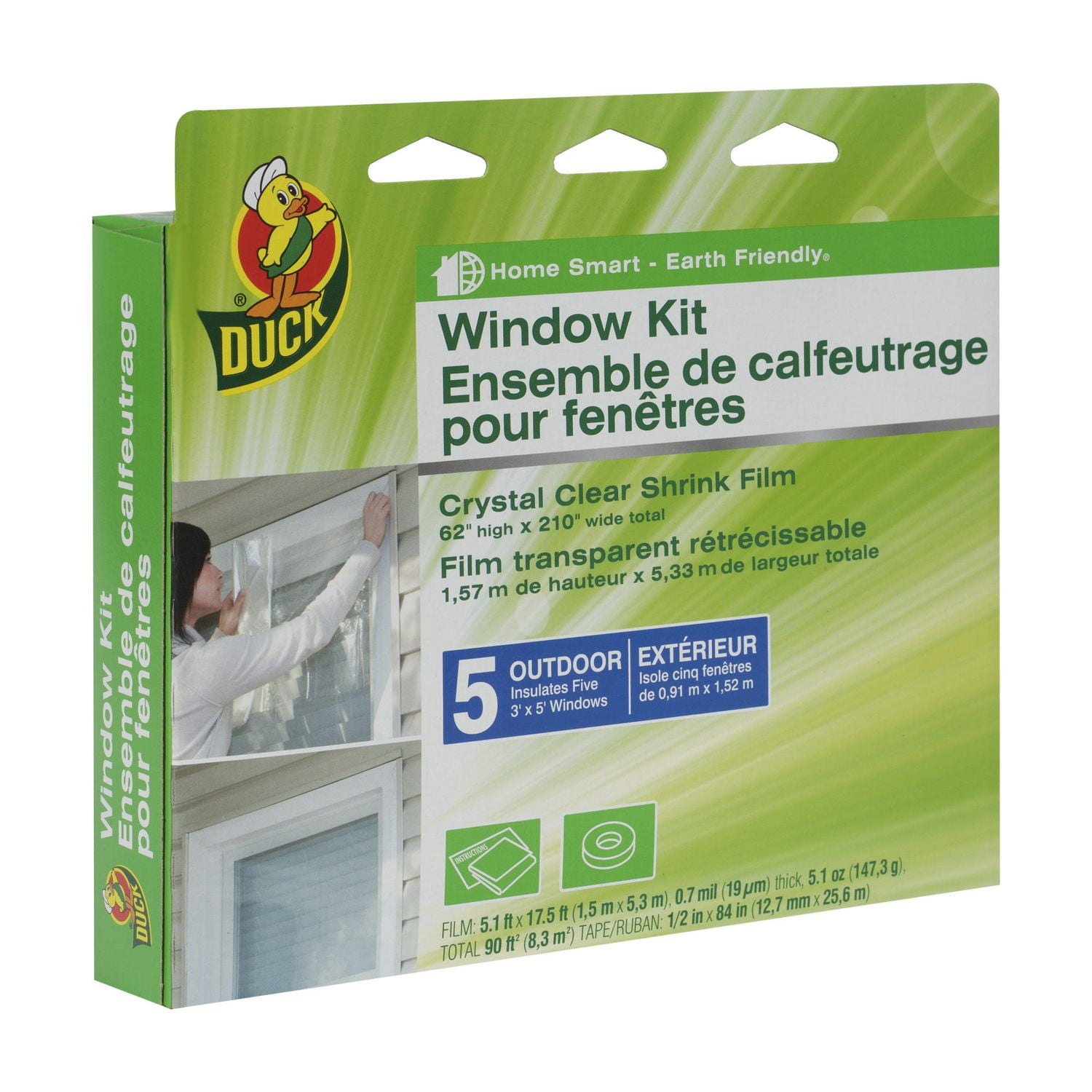 Duck Brand Outdoor Window Insulation Kit Walmart Canada