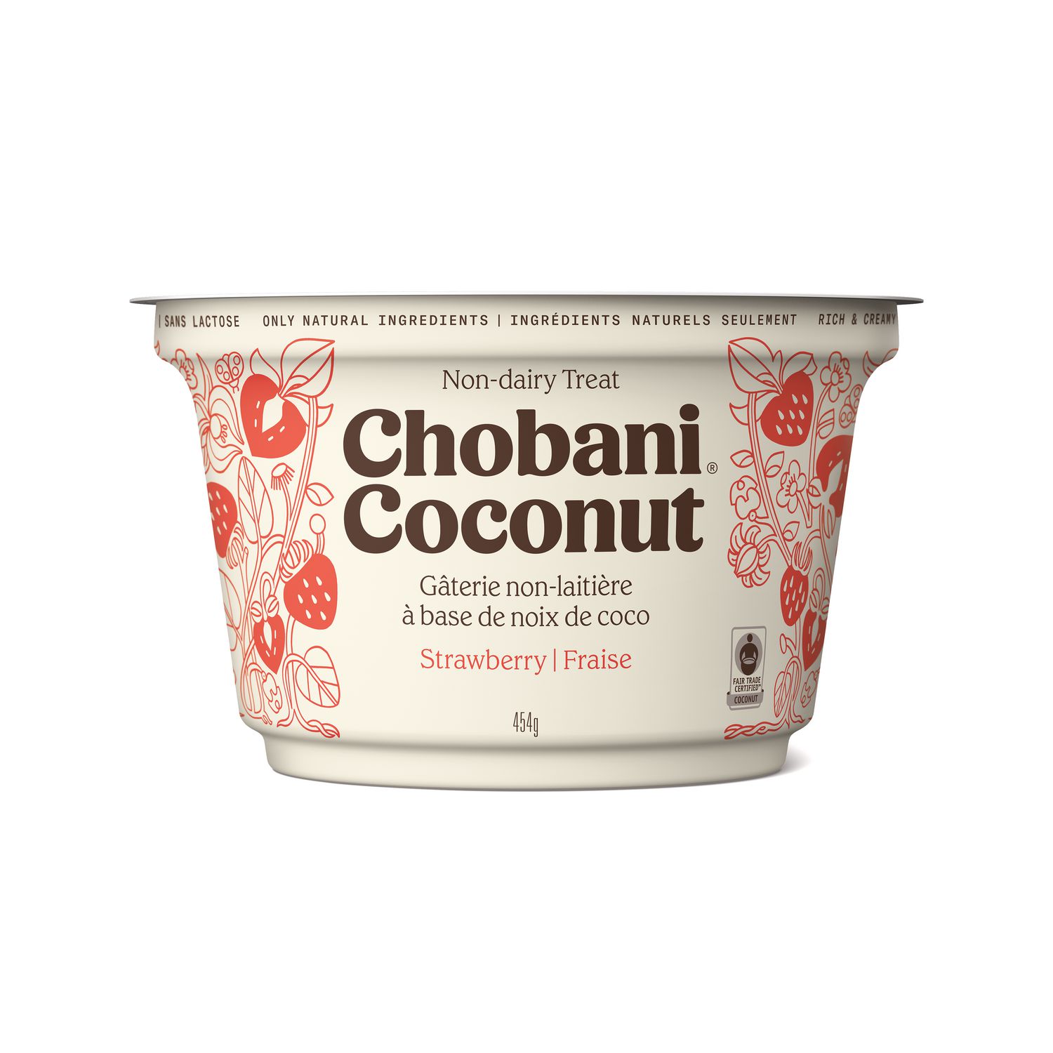 Chobani Strawberry flavoured CoconutBased Yogurt Walmart Canada