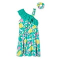thumbnail image 2 of George Girls' Asymmetrical Dress 2-Piece Set, 2 of 2