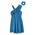 thumbnail image 1 of George Girls' Asymmetrical Dress 2-Piece Set, 1 of 2