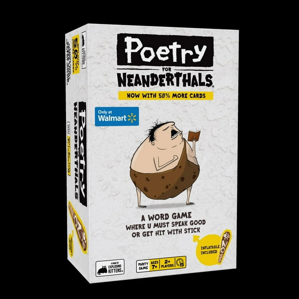 Poetry for Neanderthals with More Cards, competitive wordguessing game