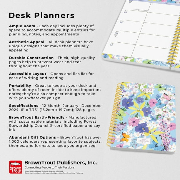 Acheter Planificateur multifonction planificateur 2024 Agenda organisateur  mode bureau papier calendrier bureau à domicile