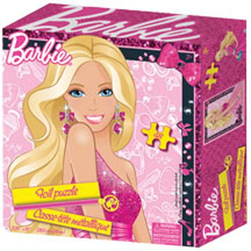 Barbie casse-tête métallique 48 morceaux
