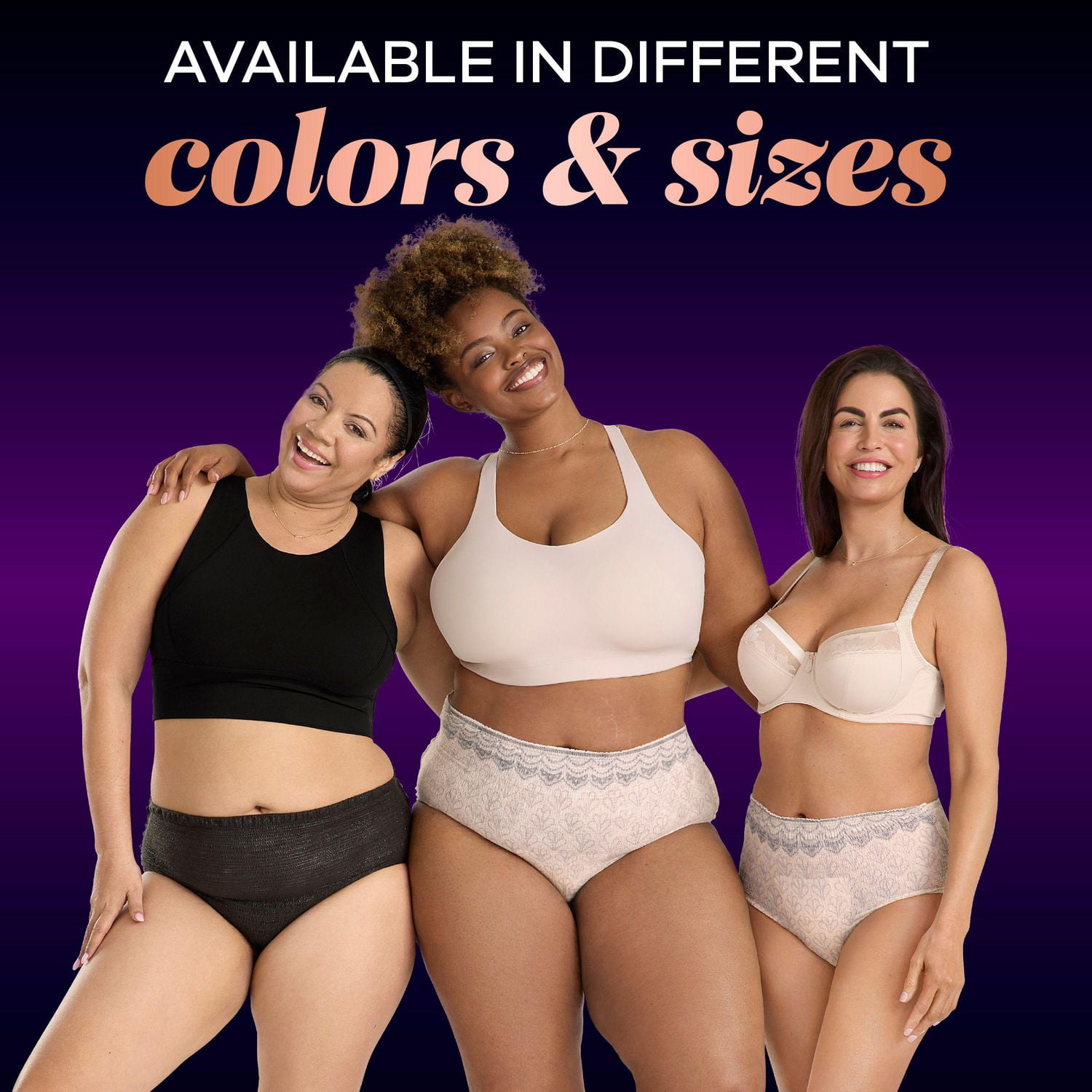Always Discreet Boutique Incontinence and Postpartum Underwear for Women, Maximum Protection, L, Rosy