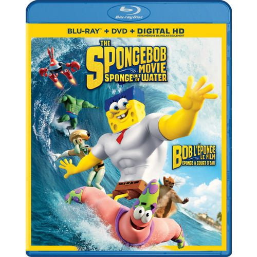 Film The SpongeBob Movie: Sponge Out Of Water (Blu-ray + DVD + Digital HD) (Bilingual)
