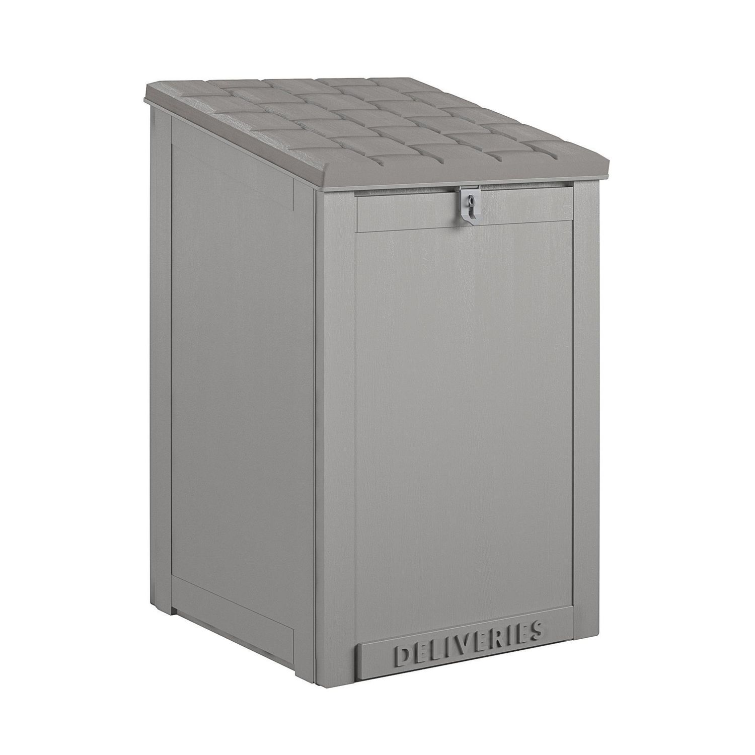 Black/Gray Cosco Outdoor Living 88333BGY1E BoxGuard Large Lockable Package Delivery and Storage Box 6.3 Cubic feet 