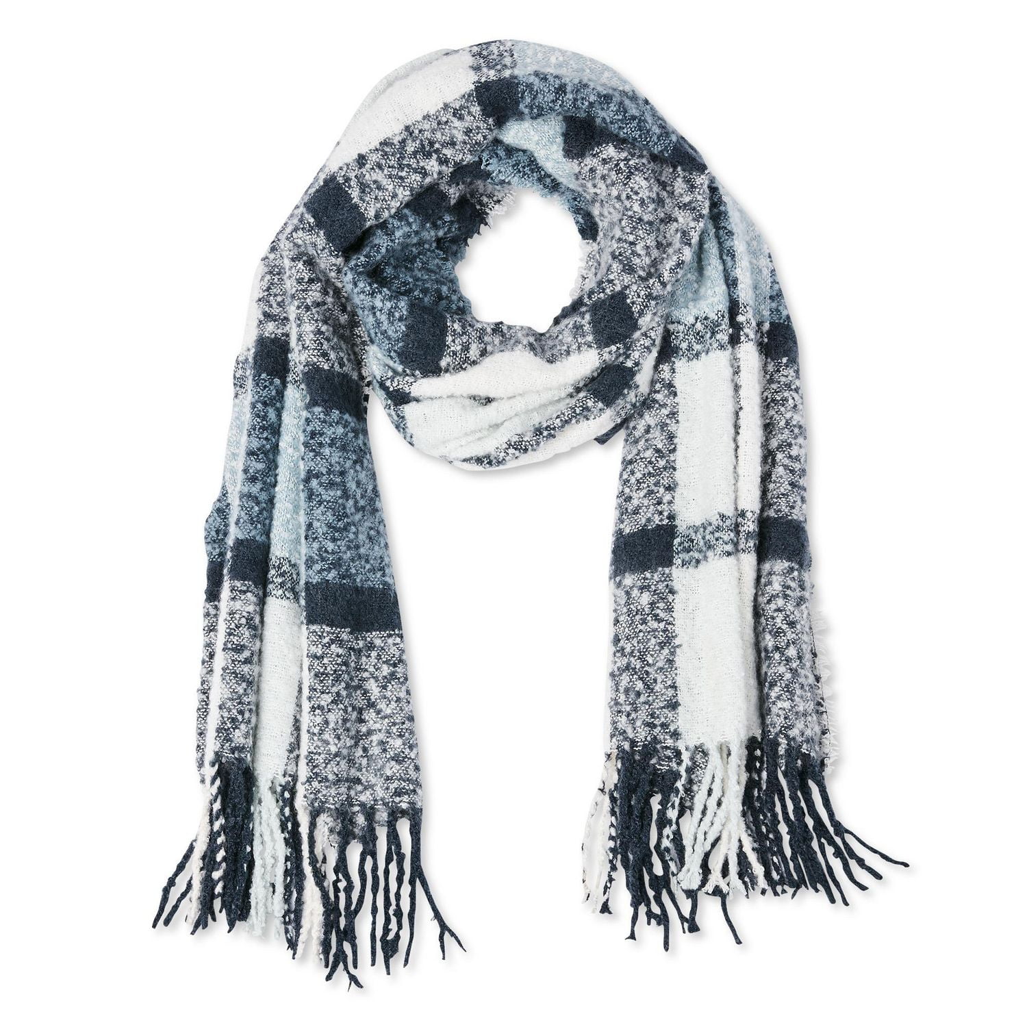 Écharpe couverture à carreaux George pour femmes