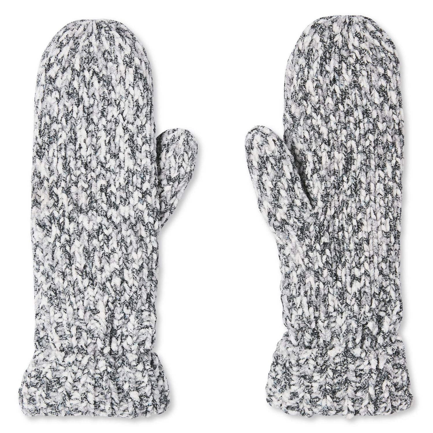 George Women's Melange Chenille Mittens