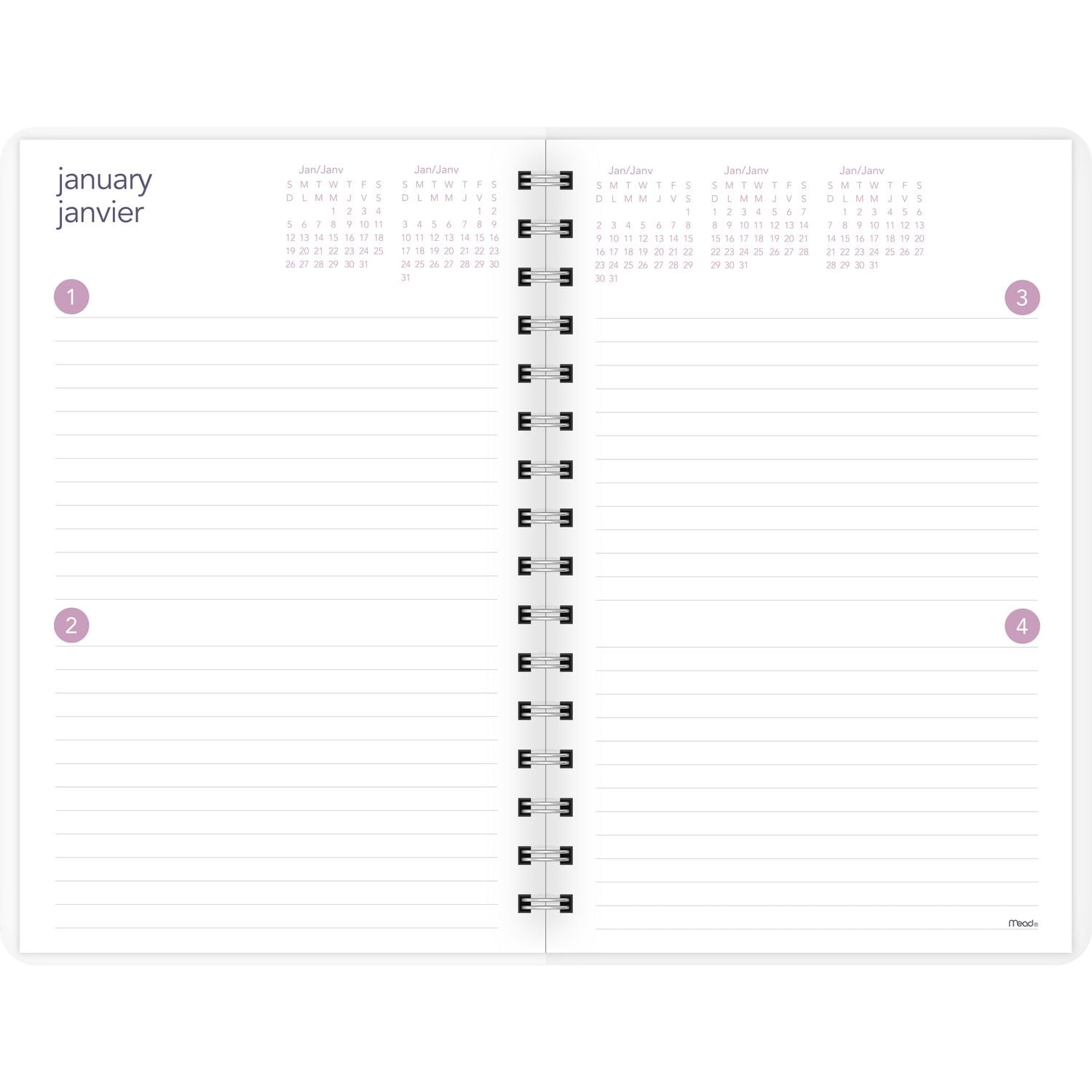 Hilroy planificateur  Rocks & Crystals non daté