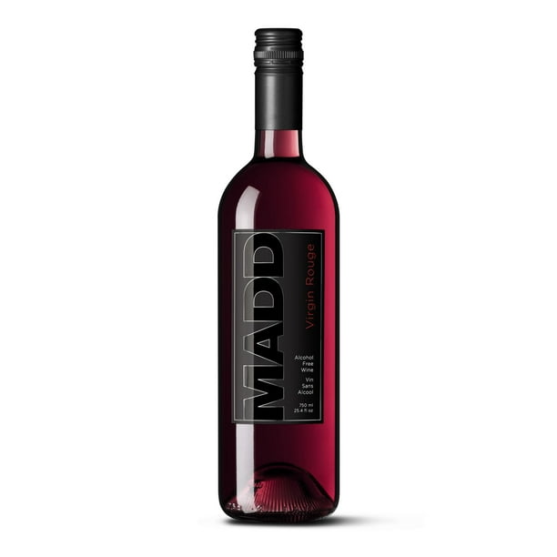 MADD Vierge Rouge 750mL Léger et fruité, ce vin ressemble beaucoup à un beaujolais nouveau. Savourez-le à température ambiante ou légèrement refroidi.