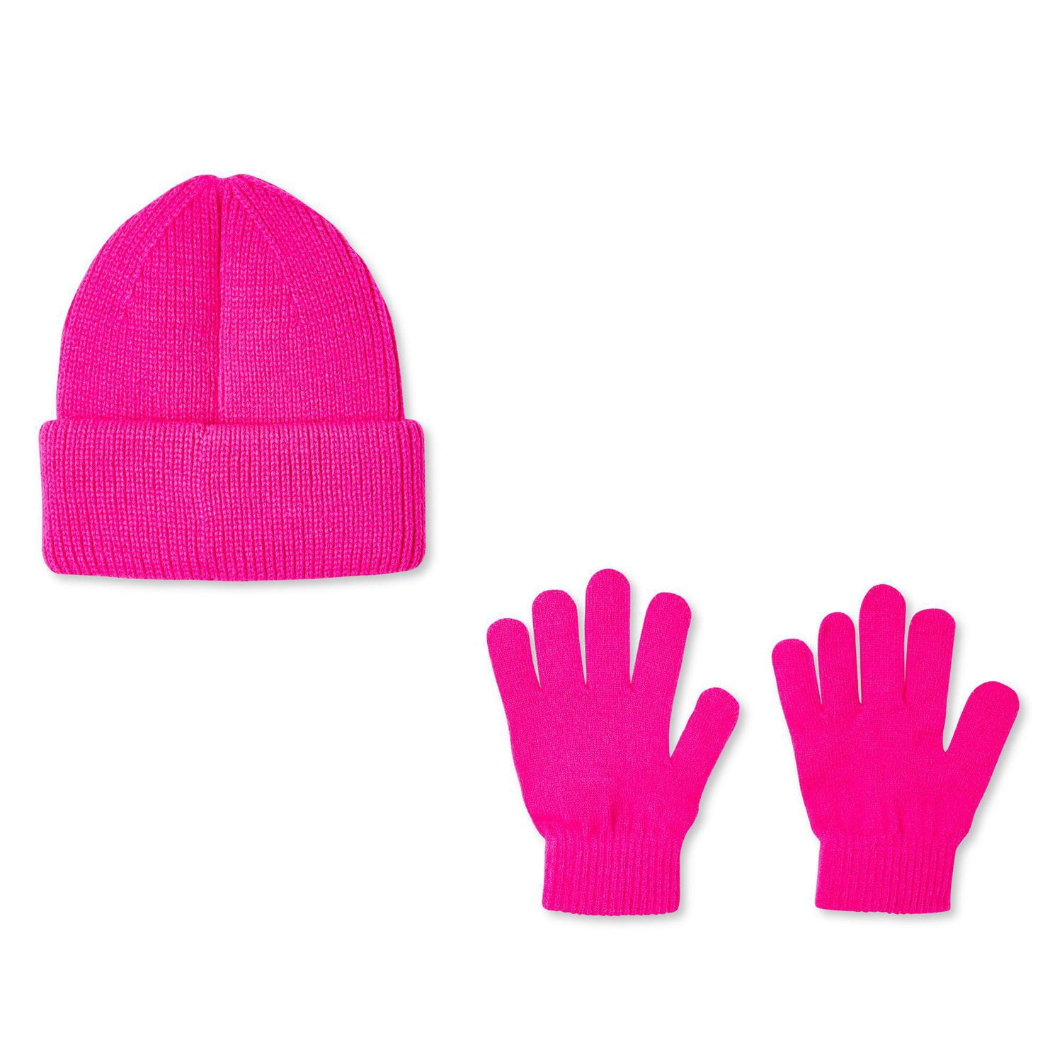 George Girls' Turn-Cuff Toque and Gloves 2-Piece Set