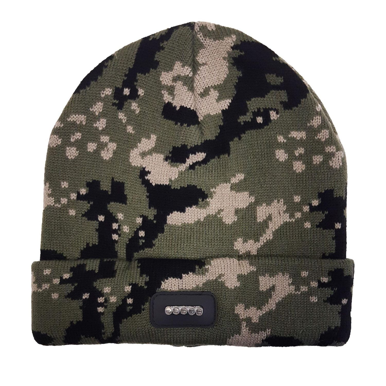 Bonnet camouflage avec lampe LED