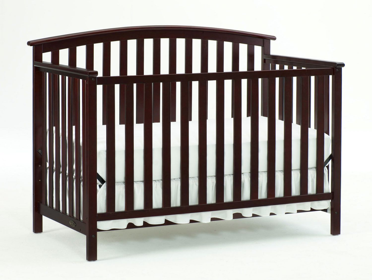 Graco cherry wood store crib