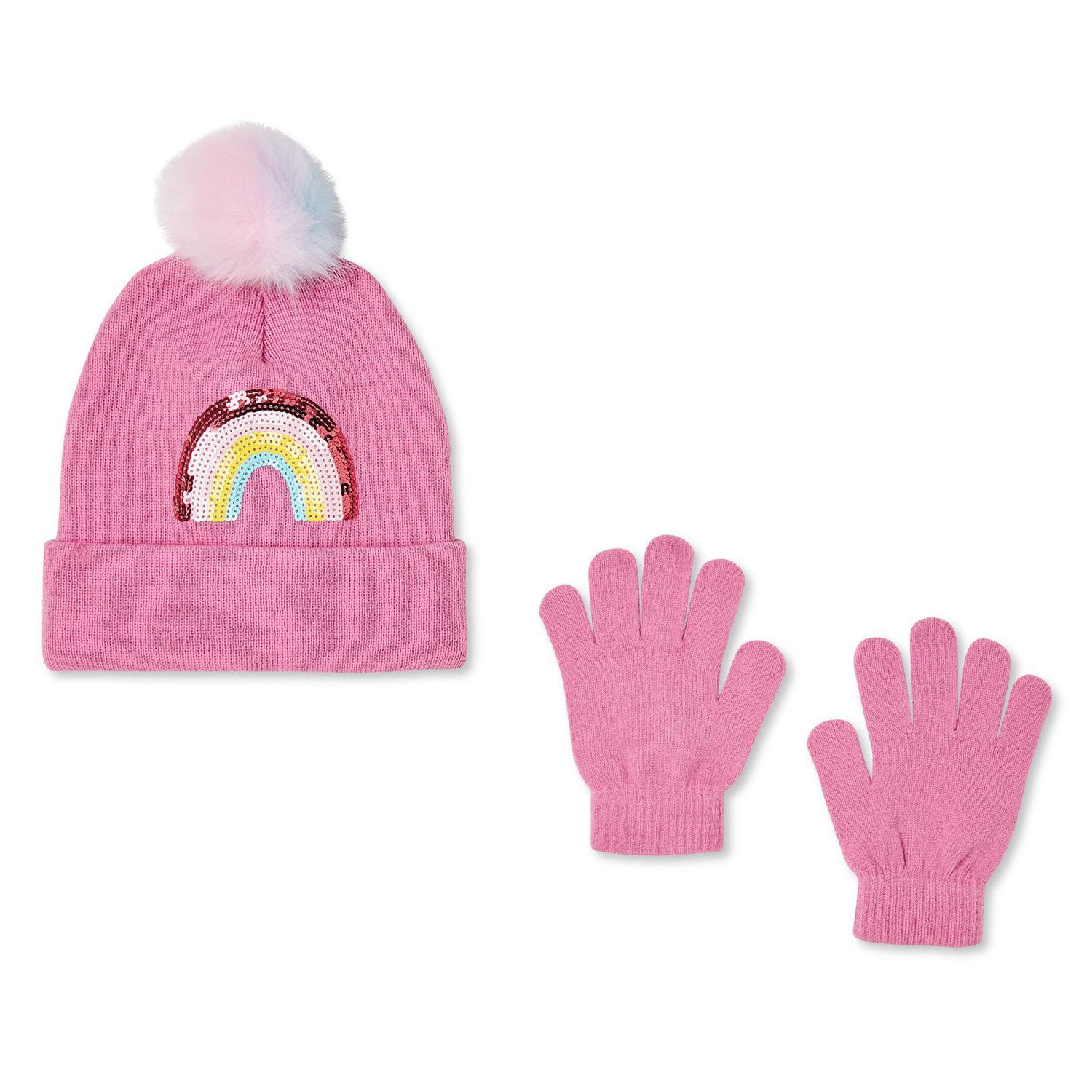 George Girls' Acrylic Toque and Gloves 2-Piece Set
