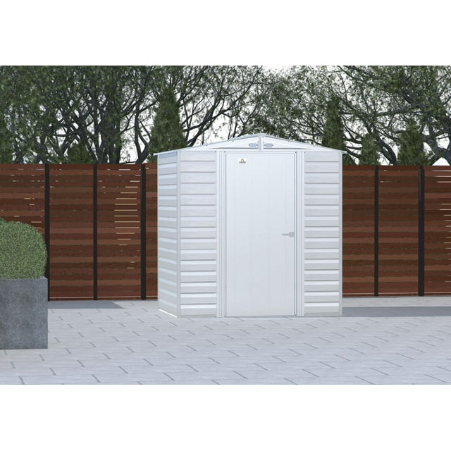 Arrow Select Steel Storage Shed, 6x5, Gris pâle