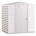 thumbnail image 2 of Arrow Select Steel Storage Shed, 6x5, Gris pâle, 2 of 8