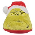 thumbnail image 3 of Mens Grinch plush slippers., 3 of 7