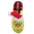 thumbnail image 2 of Mens Grinch plush slippers., 2 of 7
