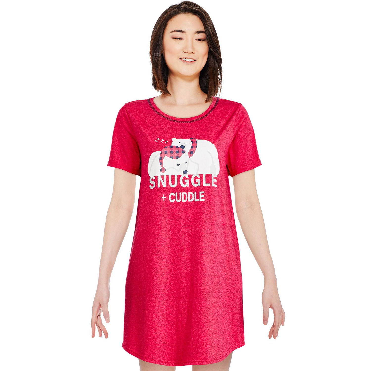 George Women's Rolled Sleeve Nightshirt