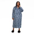 thumbnail image 1 of Penmans Plus Women's Printed Full-Zip Robe, 1 of 6