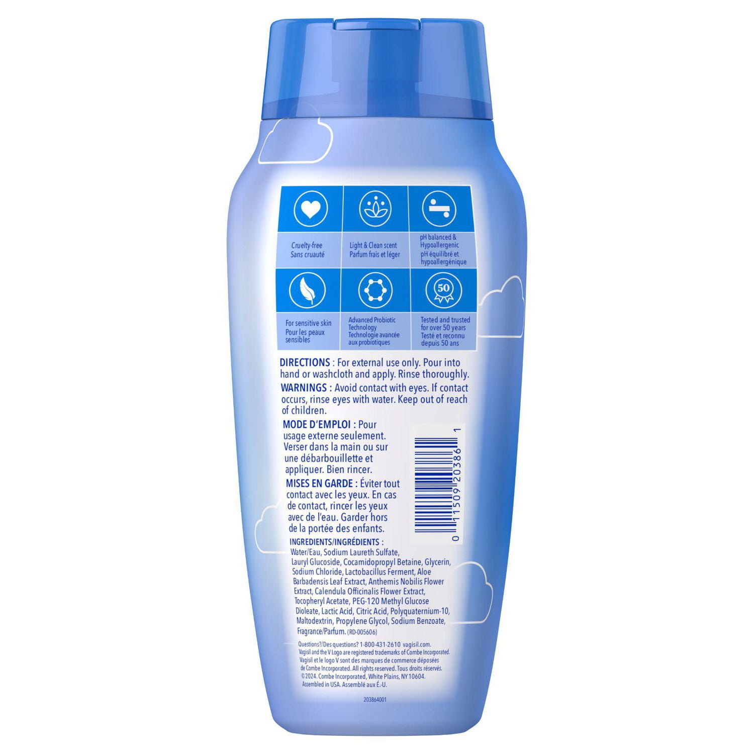 Nettoyant intime quotiden Parfum frais Vagisil 360ml